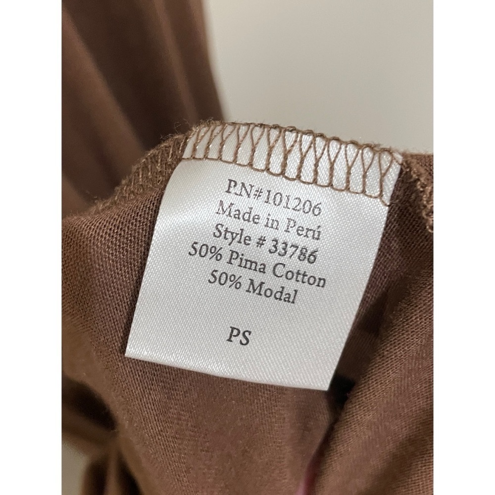Soft Surroundings Santiago Dress Size Petite Small Brown - Picture 9 of 12